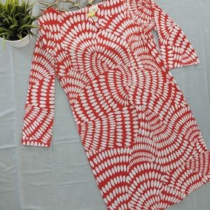 Beautiful Emma and Michelle white and orange dress size M